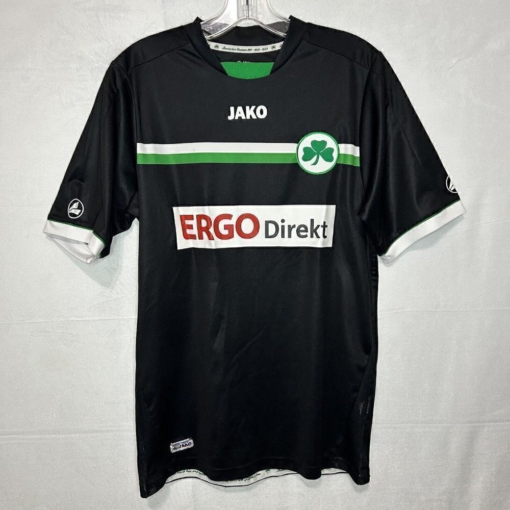 Ergo Direkt Jako Adult Size UK-XS EU-S US-S 2012 Soccer Shirt Jersey Black